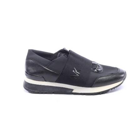 Michael Kors Pre-owned, Pre-owned Leather sneakers Zwart, Dames, Maat:36 EU,leer