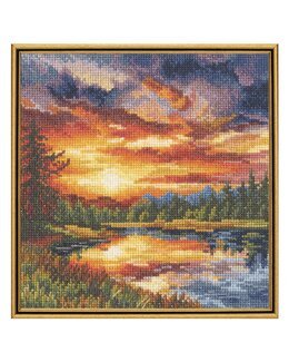 Broderikit Billede Solnedgang - RTO