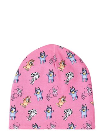 Lindex Bluey Jersey Beanie W Fleece - Pink - 2-4