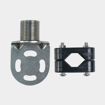 Antenna Mount Shakespeare, for Ø22 - 31 mm tubing, stainless steel
