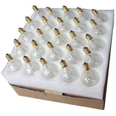 25x G40-kompatibla glödlampor E12 7w Kompatibla ljusslingor
