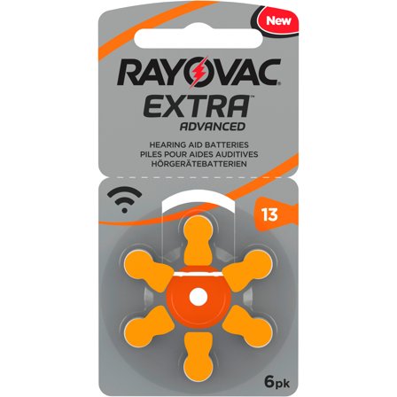 Rayovac Extra Advanced act 13 høreapparatbatteri 6 stk