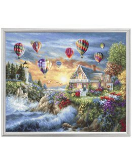 Broderikit Billede Flot vy - Luca-S