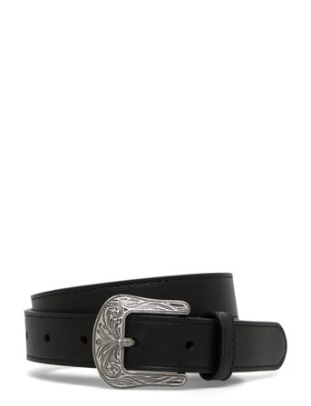 Lauren Ralph Lauren | Tooled-Buckle Leather Belt | XL