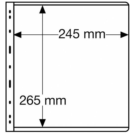 ROYAL sorte lommer - 1 stribe - Pk. med 5 stk.