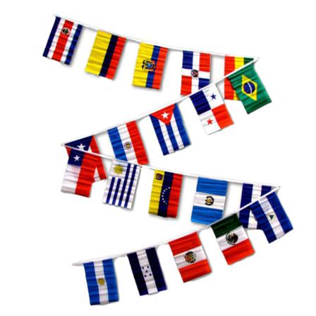 Latinamerika 20 Länder String Flags - Diverse Latino Flag S