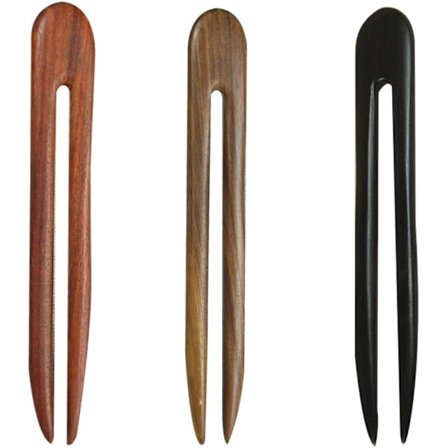 stk Træ U-formet Hårpind Retro Hårnål til Kvinder (15cm)