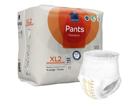ABENA Inkoskydd Pant XL2 Premium 130-170cm 16/fp - Lyreco - Sjukvård och omsorg - Diagnos och behandling - Inkontinensskydd