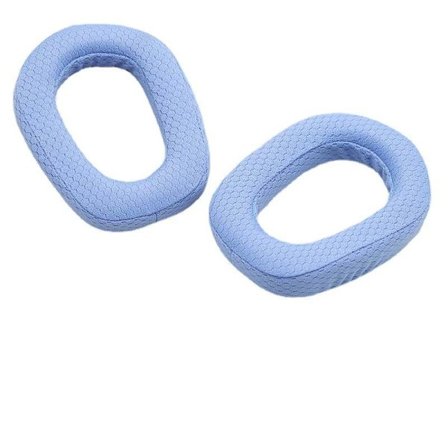 1 par blå udskiftningsørepuder til Logitech G435 hovedmonteret pude til G435 s