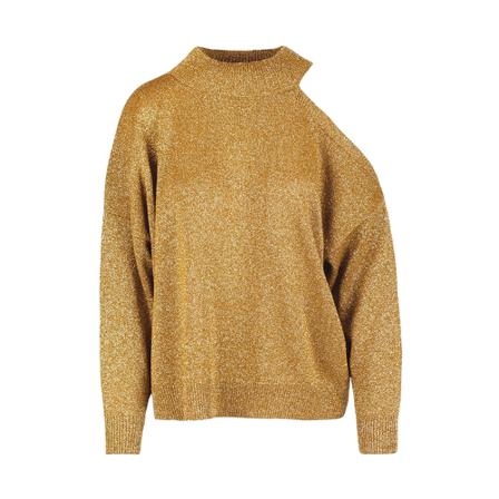 8PM Round-neck Strik Gul, Dame Striktrøjer