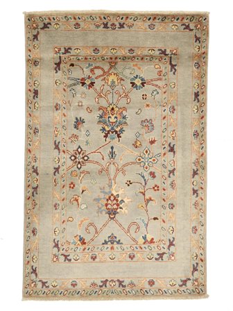 Noué À La Main Kazak Fine Tapis 95X145 De Laine Petit