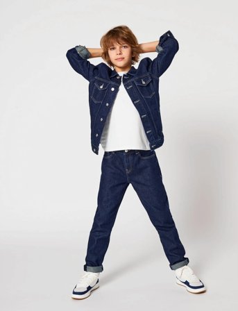 Kids Only Kobavi Loose Blue Jeans Dnm Noos - Blue - 158