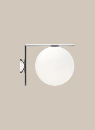 IC C/W2 taklampe/vegglampe Ø30 - krom