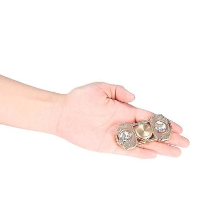 Bärbar stressavlastande Led Upplysande Hand Spinner Finger Toy Focus Present