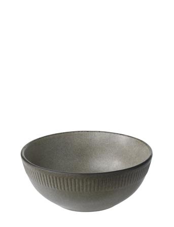 Relief St Ware Bowl Grey 1 Pcs. 14 Cm. Home Tableware Bowls Breakfast Bowls Grey Aida