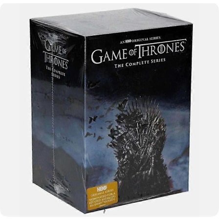 Game of Thrones: The Complete Series Sesong 1-8 engelsk versjon (DVD, 38-Disc Box Set)