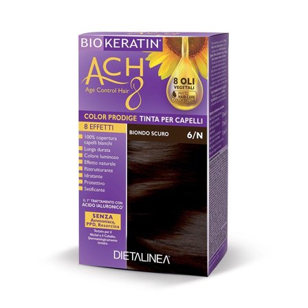 Biokeratin Ach8 Tinta Per Capelli Biondo Scuro 6/N