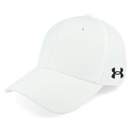 Under Armour - Vit flexfit Keps - Team Blitzing White Flexfit @ Hatstore