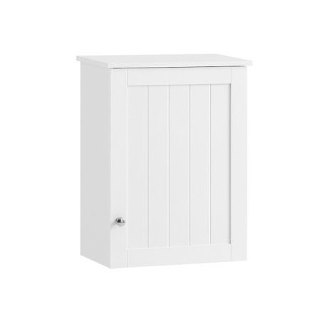 SoBuy Väggskåp 1 door Vit 40x23x52cm, klassisk BZR19-W