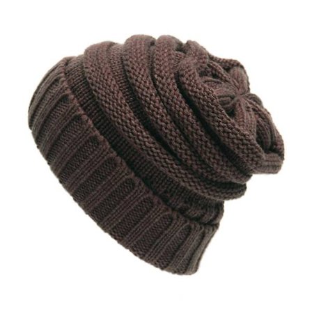 Mjuk Akryl Mössa Justerbar Stickad Mössa Varm Lättviktig Stickad Vintermössa för Pendling Olika Tillfällen rost röd