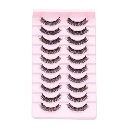 10 par 3D Mink DD Curl Ryska lösögonfransar