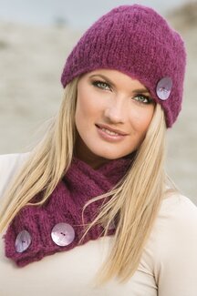 Beskrivning Halskrage och mössa