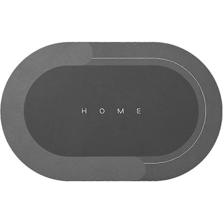 Mjuk Badrumsmatta i Mikrofiber, Superabsorberande Golvmatta, Snabbtorkande Badrumsmatta Diatomlera Duschmatta Slitstarka Golvmattor