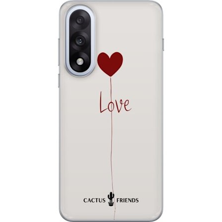 Kompatibel Mobilcover til Motorola OnePlus Nord 5 Cactus and Friends - Love Balloon Minimal