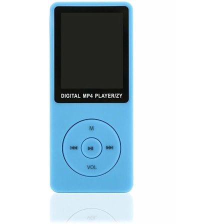 MP3/MP4-spelare 64GB Musikspelare 1,8'' Skärm Bärbar MP3-musikspelare med FM-radio Röstinspelare för vuxna barn (blå)