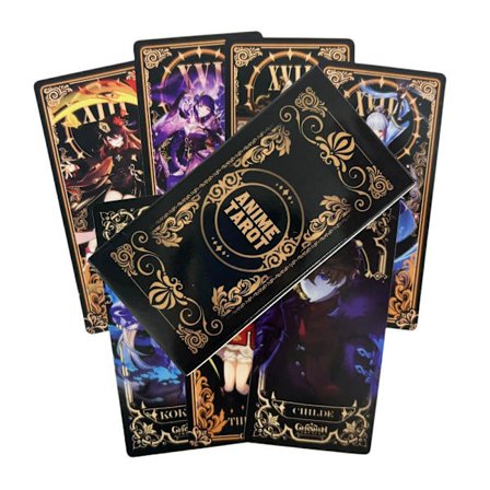 Anime Tarot -korttipeli Ennustuspakka Englanninkielinen versio Oracle-lautapelipöytäpeli juhliin
