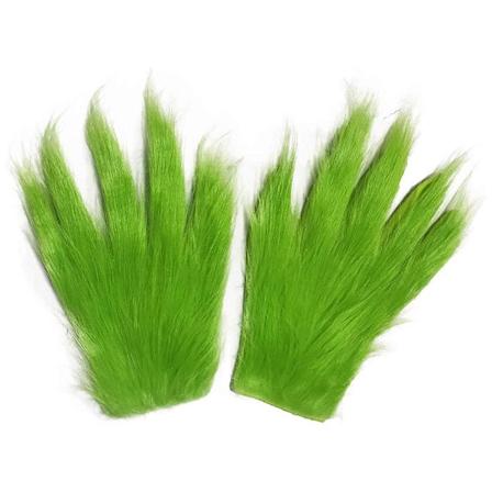 Par Grinch Plysjhansker Jul Halloween Deluxe Party Cosplay Rekvisitter JULE Juldekorasjon Hansker