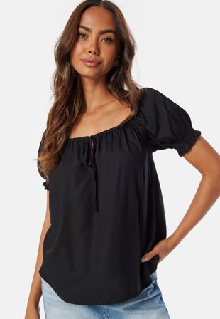 BUBBLEROOM Front Tie Blouse Klær