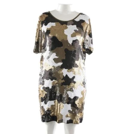 Michael Kors Pre-owned, Pre-owned Viscose dresses Zwart, Dames, Maat:L,multicolor
