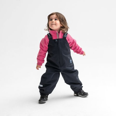 Stormy-kuorihousut Polarn O. Pyret 80 lastenvaatteet black