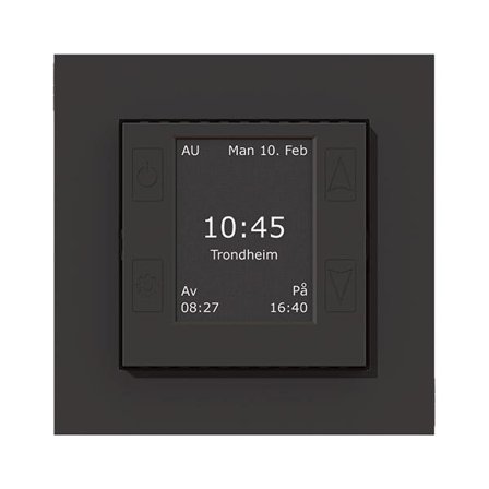 CTM Lyng Digitalt Koblingsur Sort mTouch