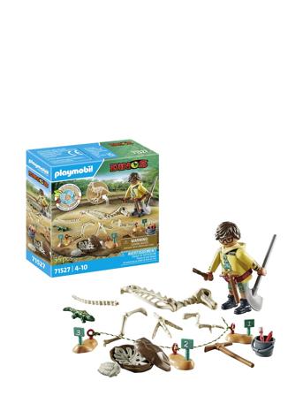 Dinos Arkæologisk Udgravning M/ Dinosaurskelet - 71527 PLAYMOBIL Patterned