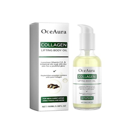 Women Collagen Lifting Body Oil,Beauty Lady Collagen Lifting Body Oil,Anti Aging Collagen Serum til ansigtet,Reducerer fine linjer og rynker