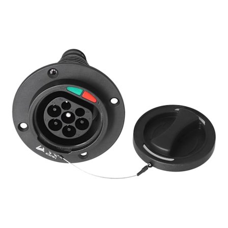 Type 2 EV-oplader 16A Enkeltfaset IEC 62196-2 IP54 480V Trefaset Adapter