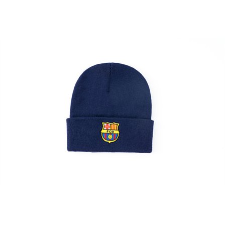 Internasjonal fotballklubb strikket lue, avslappet, allsidig fotballfanklubblogo