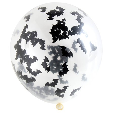 Ballonger Med Flaggermuskonfetti 4-pakning