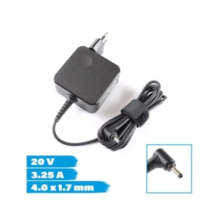 Uusi laturi Lenovo Ideapad 330S-15Ikb 20V 3.25A 4.0Mm X 1.7Mm
