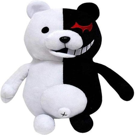 Monokuma Pehmolelu Mustavalkoinen Karhu Pehmolelut Kodin Sisustus Nukkeja Syntymäpäiväjuhliin Tytöille Pojille Muppetit 13.7