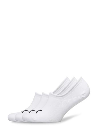 Ck Men Footie High Cut 3P Logo Ankelstrumpor Korta Strumpor Vit Calvin Klein