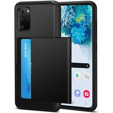 Samsung S20 Plus Exclusive Støtsikker Cover Card-spor StreetWise Black