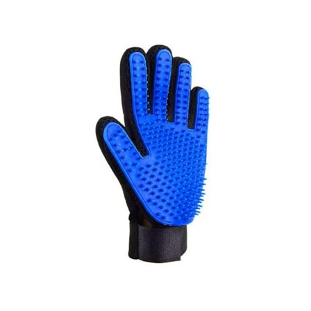 Harjauskäsine kissan ja koirankarvat Vasen Sininen