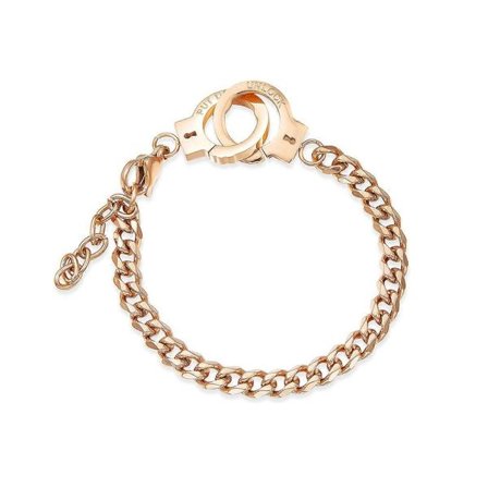 Håndjernsarmbånd i rustfritt stål, ankelkjeder for kvinner, justerbart lenkearmbånd, Partners in Crime-armbånd, håndjernsdesign, Bestevenn-