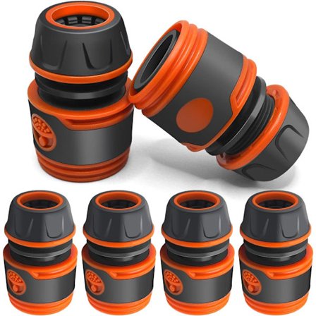 6-pakning 13mm (1/2") slangekoblinger - for innløp og ende av slangen