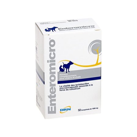 Enteromicro Mangime Complementare Cani/Gatti 32 Compresse 70g