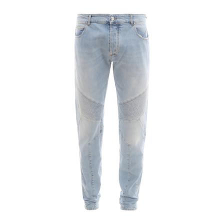 Balmain, Jeans Xh 1Mh 075Db 53 Niebieski, Mężczyzna, Rozmiar: W32