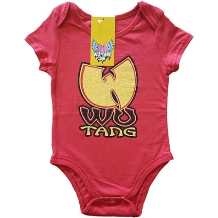 Wu-Tang Clan Baby Babygrow 18 månader Röd